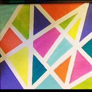 Colorful Acrylic Abstract Art